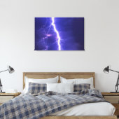 稲妻 キャンバスプリント (インサイチュ (寝室))