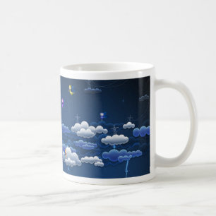 稲妻 コーヒーマグカップ