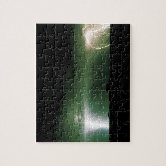 稲妻。 ジグソーパズル (縦)