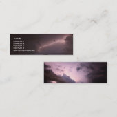 稲妻 スキニー名刺 (正面/裏面)