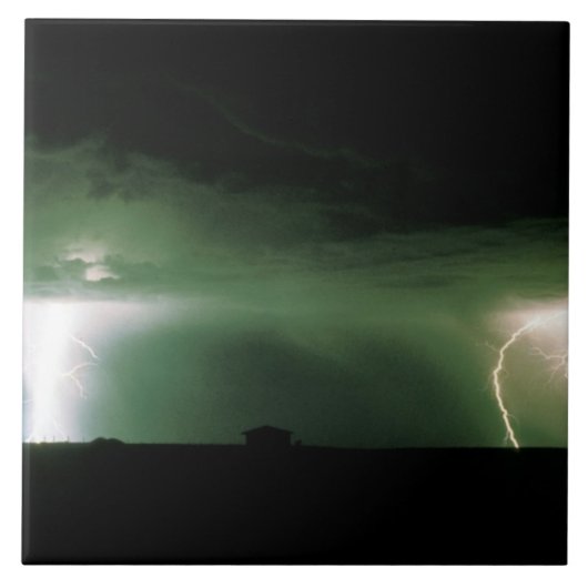 稲妻。 タイル (正面)