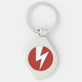 稲妻、ボルト キーホルダー (正面)