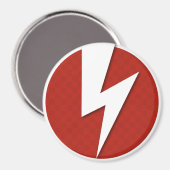 稲妻、ボルト マグネット (正面/裏面)