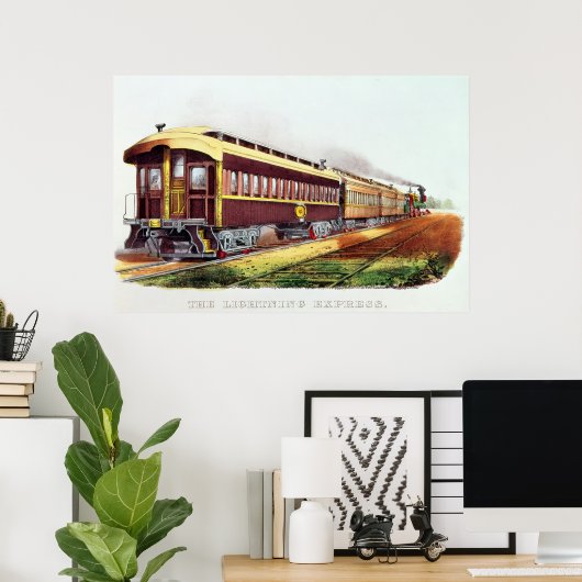 稲妻 ポスター (ホームオフィス)