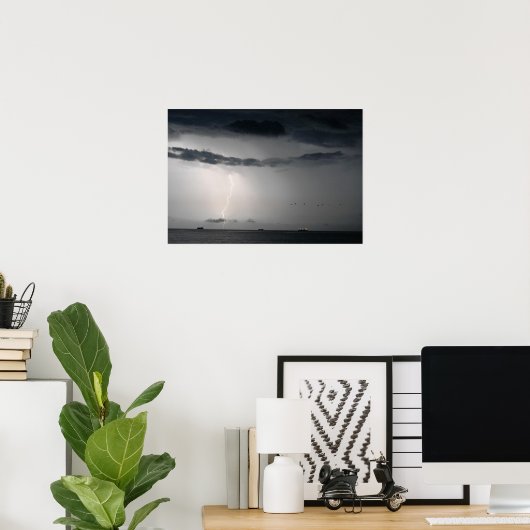 稲妻 ポスター (ホームオフィス)