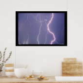 稲妻- ポスター (キッチン)