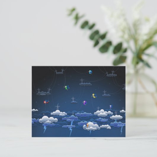 稲妻 ポストカード (スタンド正面)