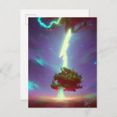 稲妻 ポストカード (正面/裏面)