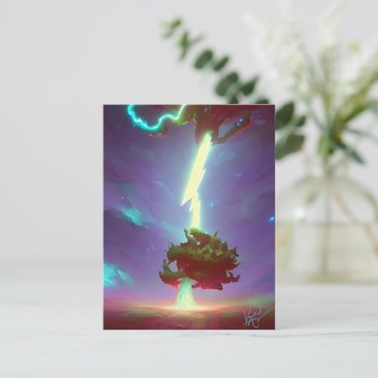 稲妻 ポストカード (スタンド正面)