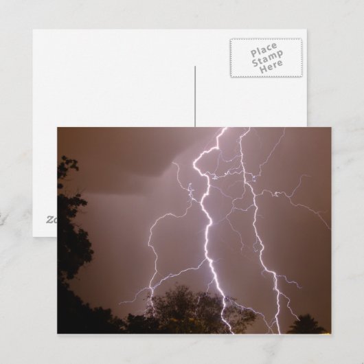 稲妻 ポストカード (正面/裏面)