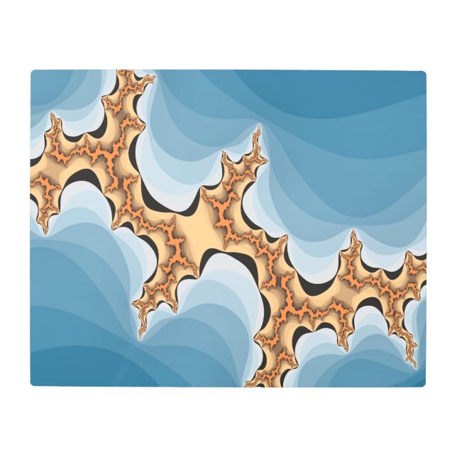 稲妻 メタルプリント (正面)