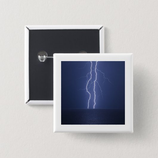 稲妻 缶バッジ (正面&裏面)