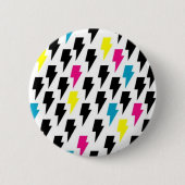 稲妻 缶バッジ (正面)