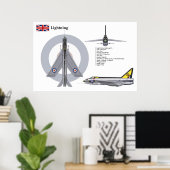 稲妻F1A 111戦隊 ポスター (ホームオフィス)