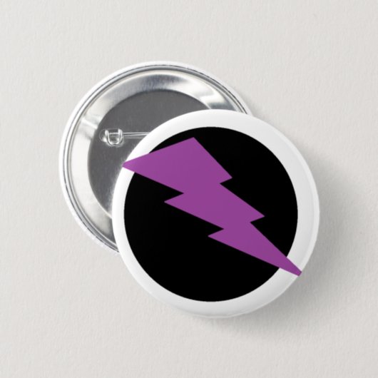 稲妻Pin 缶バッジ (正面&裏面)