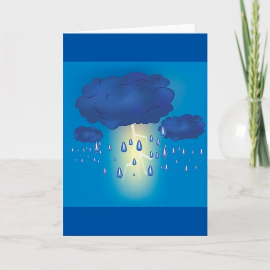 稲妻Storm Greeting Card カード
