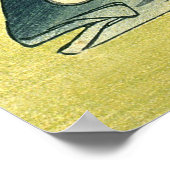 稲田・ふぐ – 広重の魚日本のプリント ポスター (角)