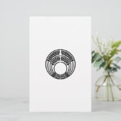 稲荷抱き稲 便箋 (スタンド正面)