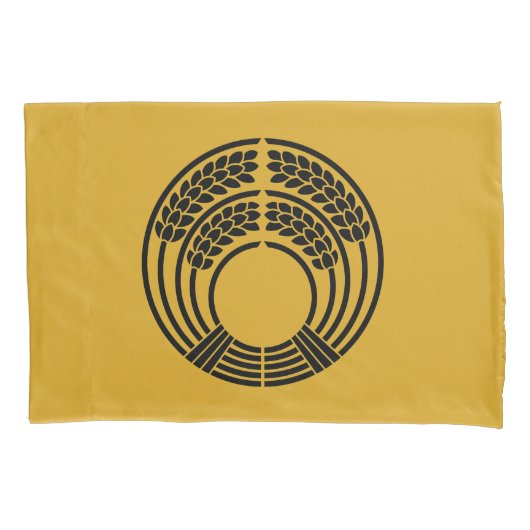 稲荷抱き稲 枕カバー (正面)