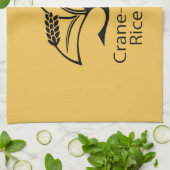 稲鶴 キッチンタオル (折り畳み)