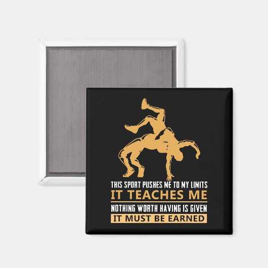 稼がねばならぬレスリング マグネット (正面/裏面)