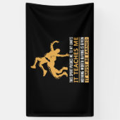 稼がねばならぬレスリング 横断幕 (縦)