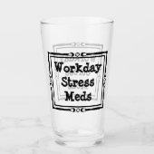 稼働日のストレスMDSユーモア タンブラーグラス (正面)
