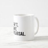 稽古場が無おもしろいい コーヒーマグカップ (正面右)