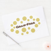 穀物なしのプライド 楕円形シール (封筒)