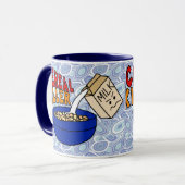 穀物のキラーコーヒー・マグ、怒っているミルクのカートン マグカップ (正面左)