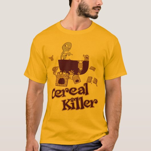 穀物のキラー$24.95大人の金ゴールドのティー Tシャツ (正面)