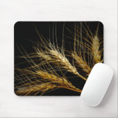 穀物のムギのこはく色の波 マウスパッド (マウス)