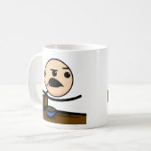 穀物の人のマグ コーヒーマグカップ (正面左)