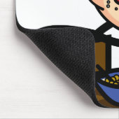 穀物の人のmousepad マウスパッド (コーナー)