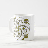 穀物の円 コーヒーマグカップ (正面左)