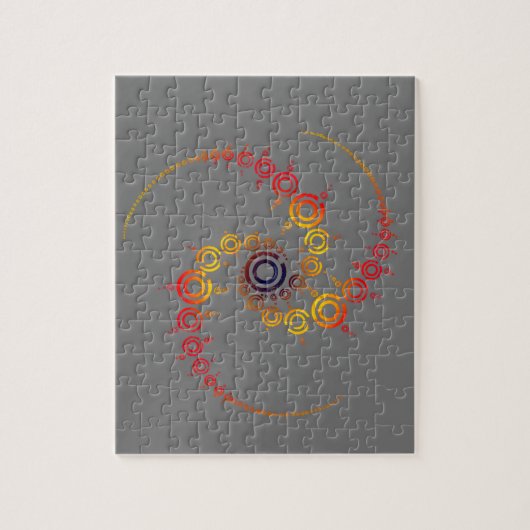 穀物の円 ジグソーパズル (縦)