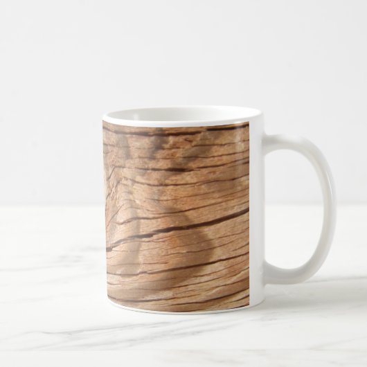 穀物のKnotholeの木製のマグ コーヒーマグカップ (右)