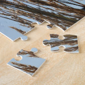 穀物コーンフィールドハーベストサンビューティフルファームフォト ジグソーパズル (側面)