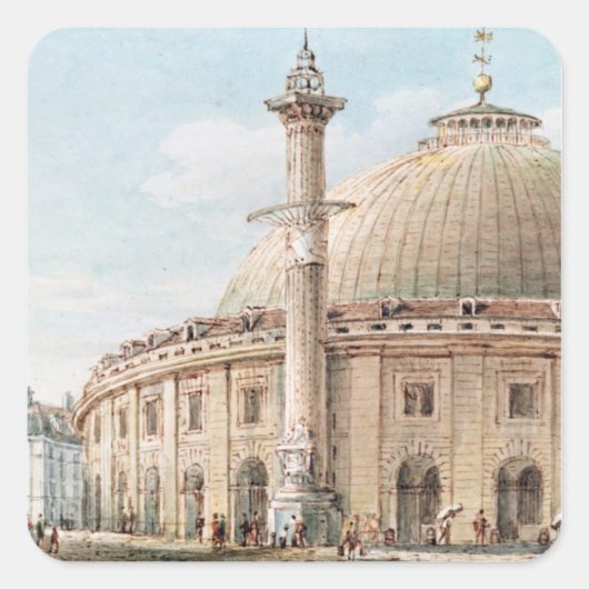 穀物市場の見解 スクエアシール (正面)