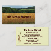 穀物市場 名刺 (正面/裏面)