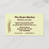 穀物市場 名刺 (裏面)
