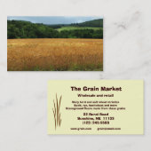 穀物市場 名刺 (正面/裏面)