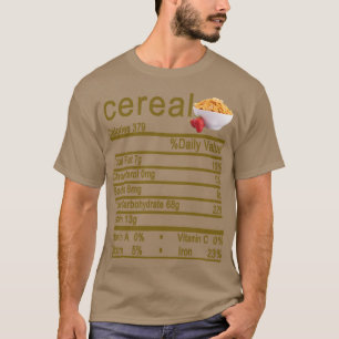 穀物栄養事実感謝祭クリスマス Tシャツ