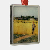 穀物畑（Berthe Morisot著） メタルオーナメント (右)