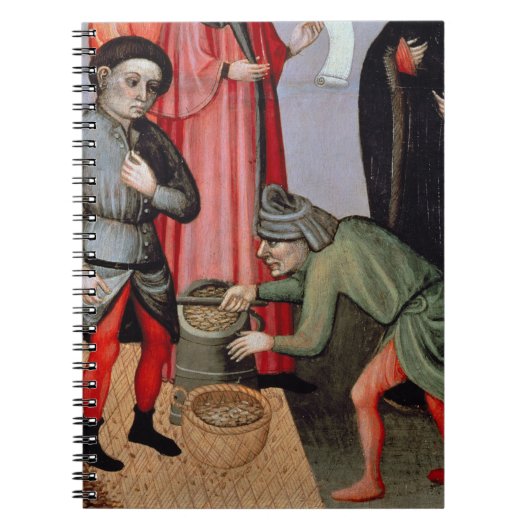 穀物、詳細の奇跡的な乗法 ノートブック (正面)