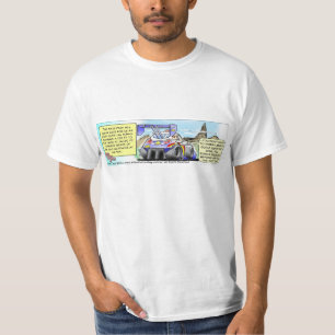穂先のピーク丘の上昇の漫画のワイシャツ Tシャツ
