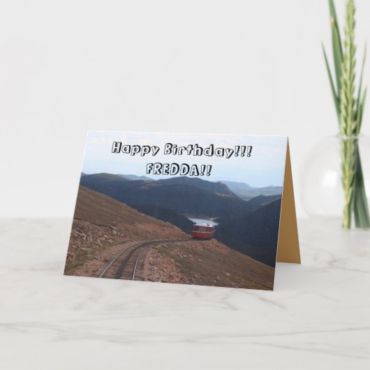 穂先のピーク挨拶状の上 カード (正面)