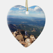 穂先の上の山景色は最高になります セラミックオーナメント (右)