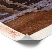 穂高岳,山穂高，吉田博，ウッドカット ポスター (角)