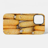 積まれた乾燥トウモロコシ iPhoneケース (裏面横)